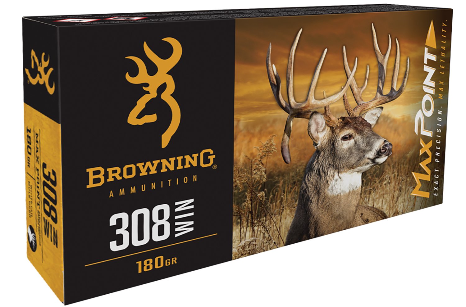 Browning Maxpoint 308 Winchester Rifle Ammo 180 Grains - Browning - 308 WINCHESTER