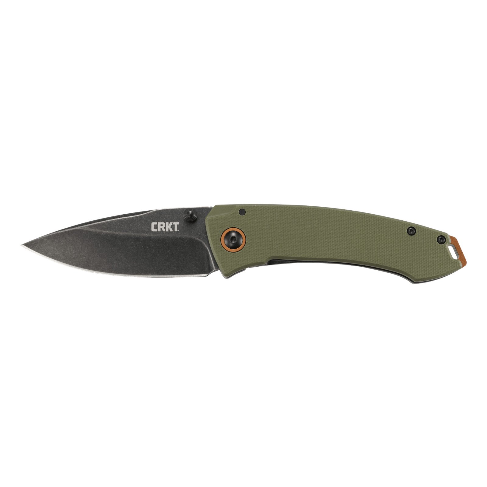 CRKT 2520 Tuna 3.22" Folding Knife Stonewashed 8Cr14MoV Blade G10 Handle - Columbia River Knife & Tool