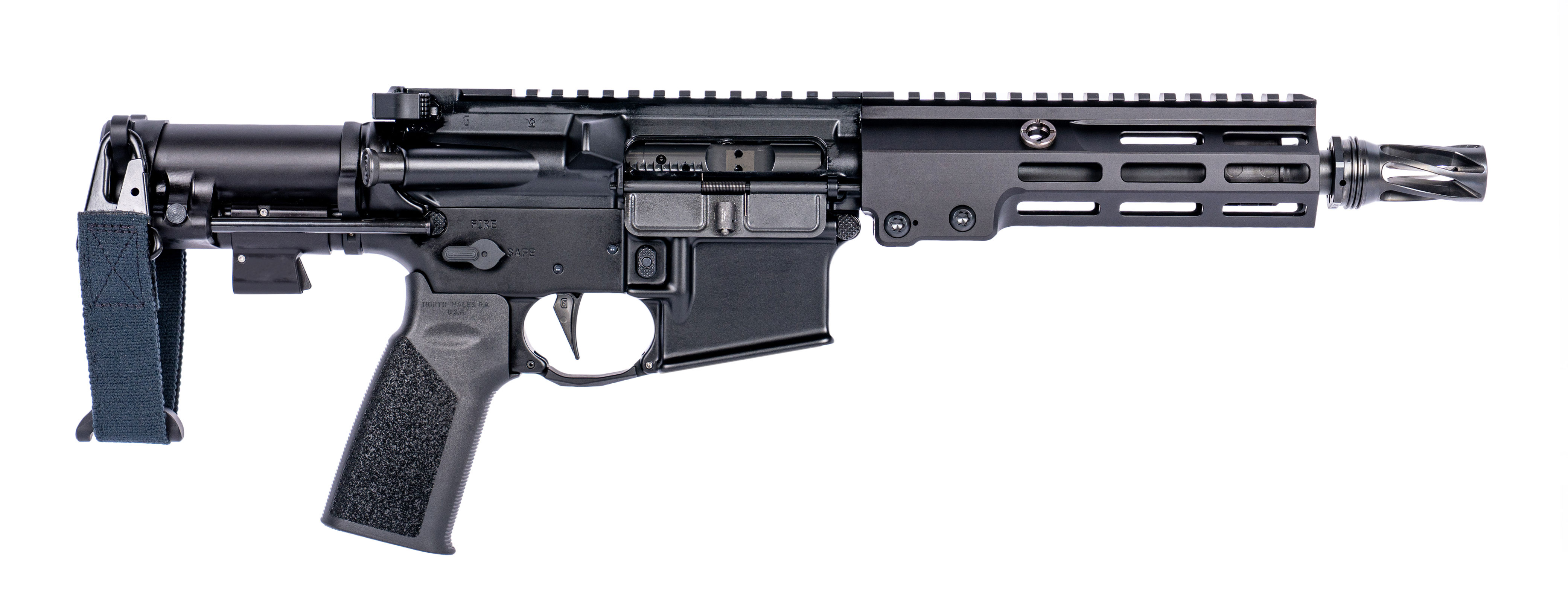 Geissele Automatics 08-427B 5.56x45mm 8" M-LOK Black Semi-Auto - Geissele - 5.56X45MM (NATO