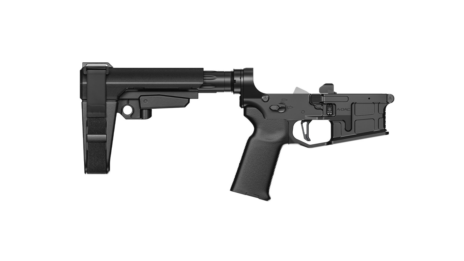 Radian Weapons R0847 A-DAC 15 Lower Receiver SBA3 Flat trigger Black - Radian Weapons - MULTI