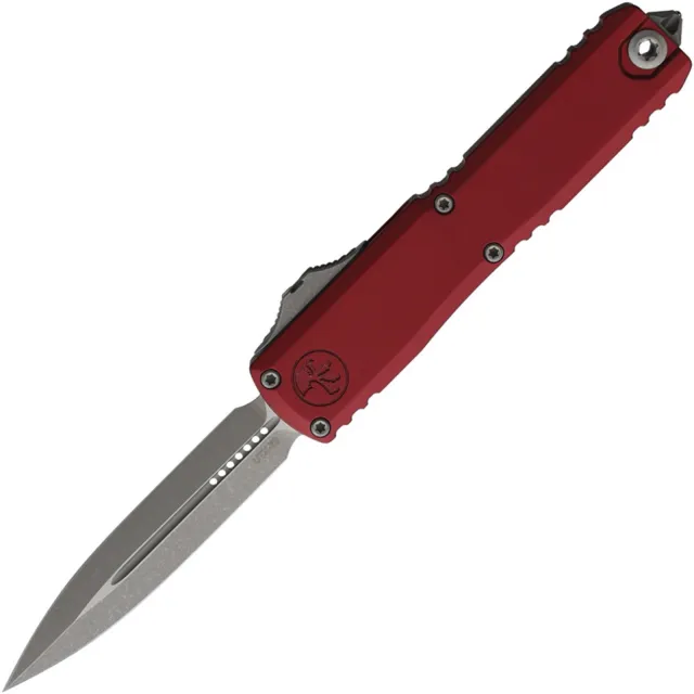 Microtech UTX-70 G4 2.5 In D/E Apocalyptic Standard Merlot ALU HNDL