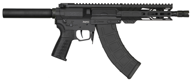 CMMG 76A470FAB Banshee MK47 7.62x39mm 8" Barrel, Armor Black