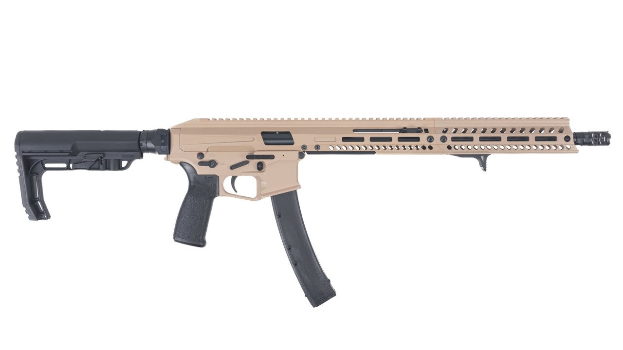 POF 01927 Phoenix 9mm 35+1 16.5" FDE Cerakote Picatinny Rail Semi-Auto - POF USA - 9mm
