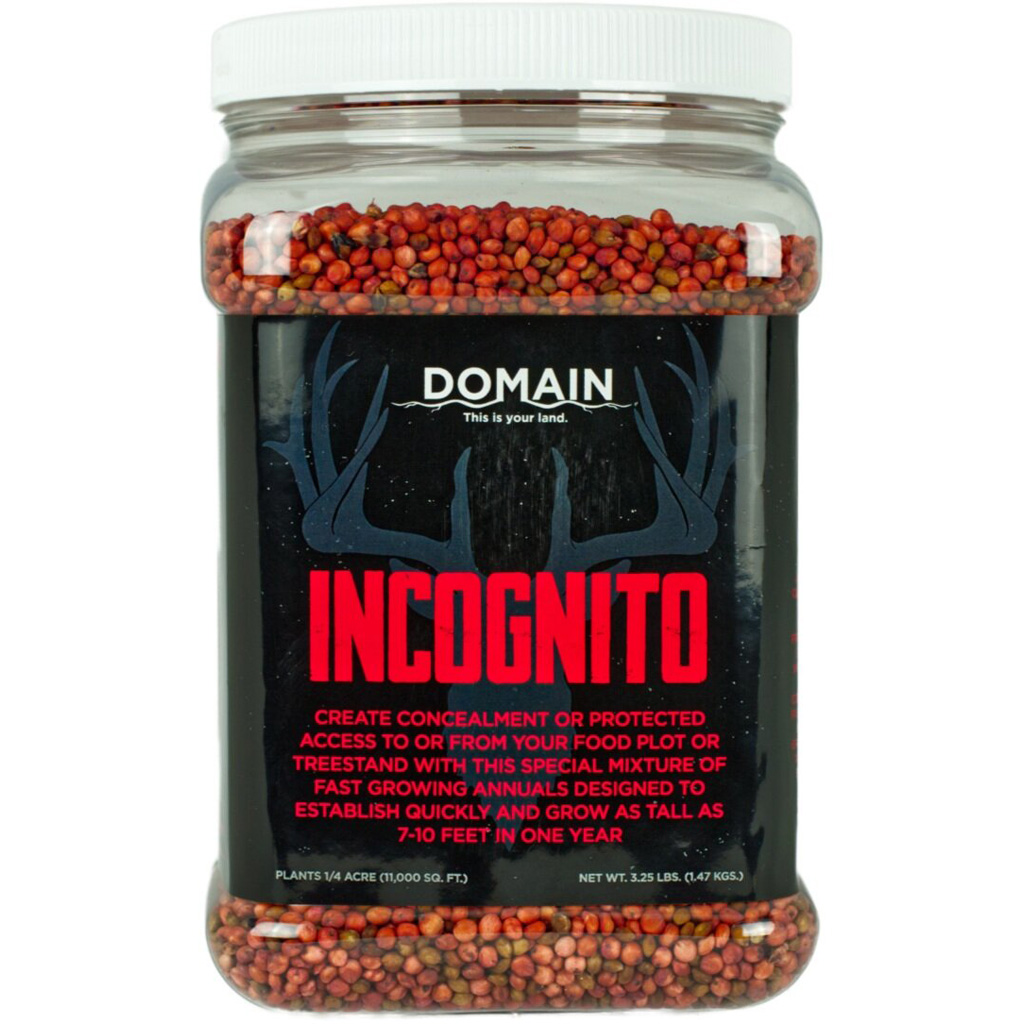Domain Incognito Seed FP325 1/4 Acre, Sorghum & Egyptian Wheat Mix, 3.25 lbs