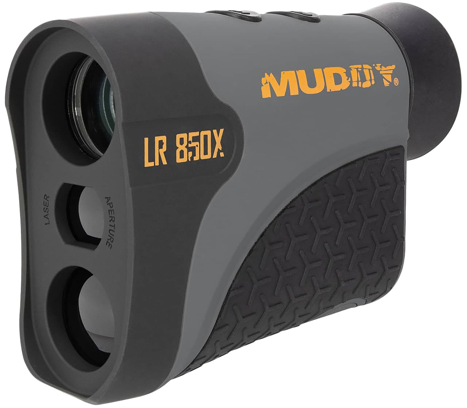 Muddy MUDLR850X 850yd 6x26mm HD Black Rubber Armor Rangefinder Monocular
