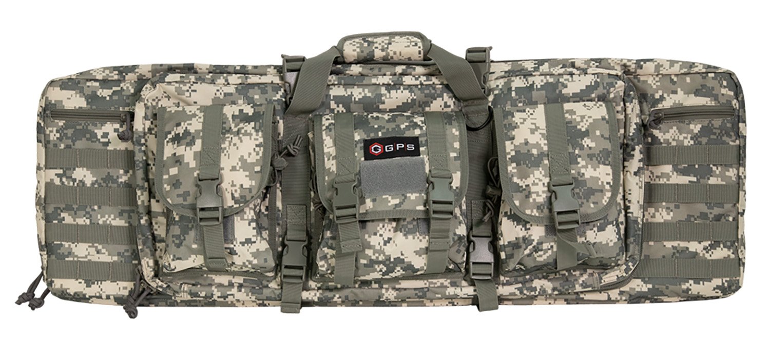 GPS DRC36ACU Double Rifle Case 36" A-TACS AU 600D Polyester MOLLE