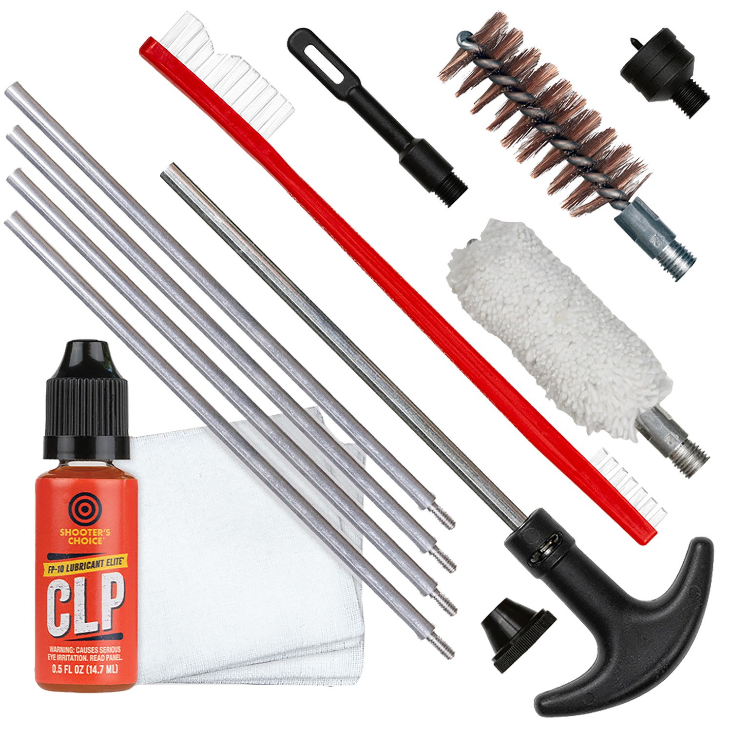 Shooter's Choice 12 GA Shotgun Cleaning Kit with Brass Components - Otis Technology