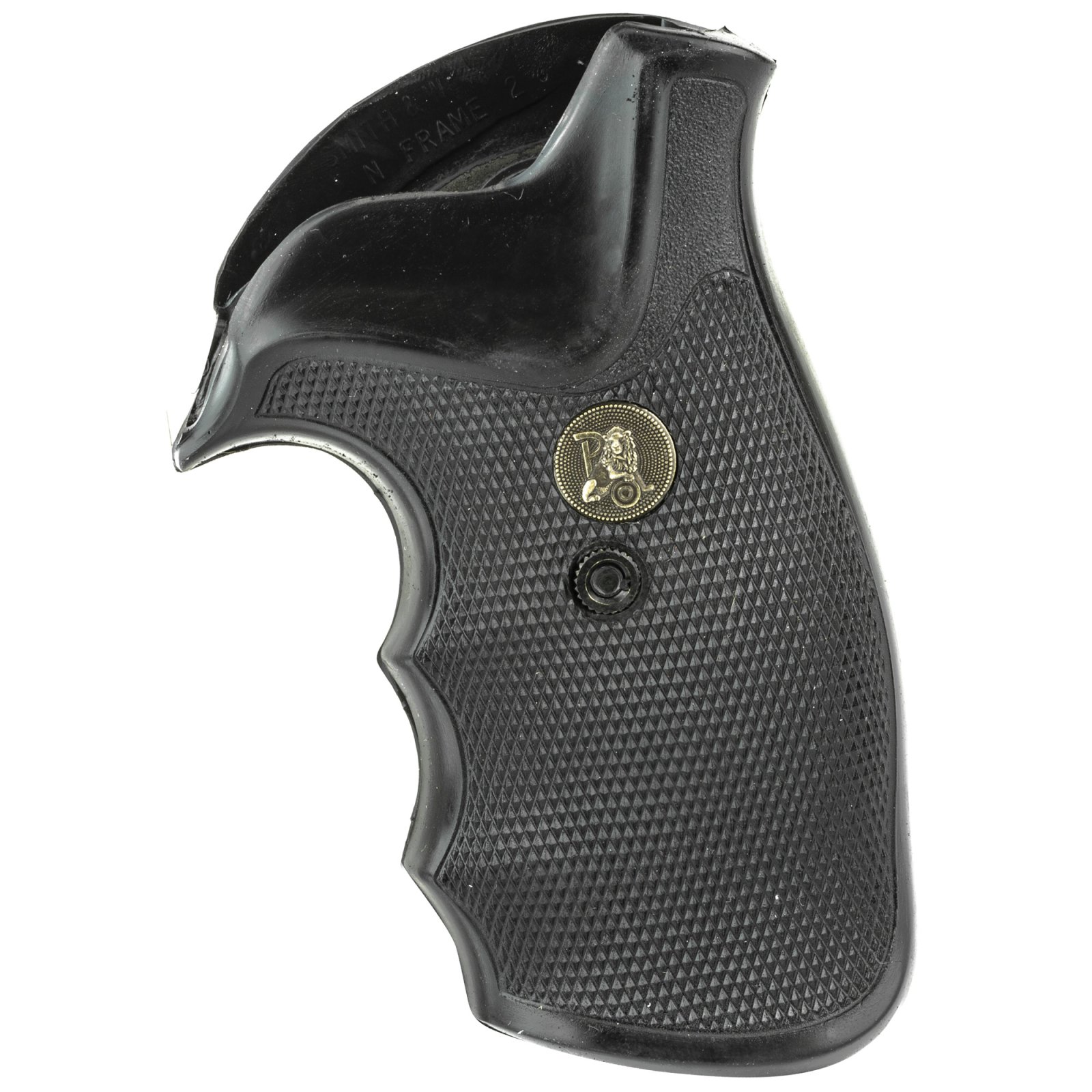 Pachmayr 03292 Gripper Grip Checkered Black Rubber for S&W N Frame