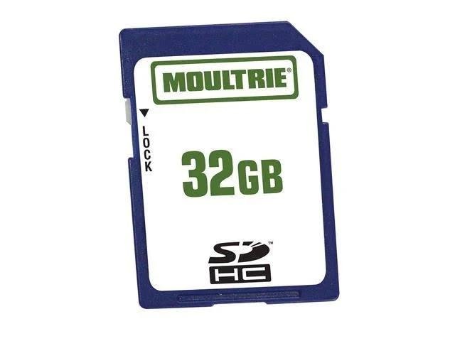 Moultrie MCA12603 32GB SD Memory Card - Plastic, 0.45x3.75x5.3 Dimensions, Ideal for Scouting Cameras - Moultrie