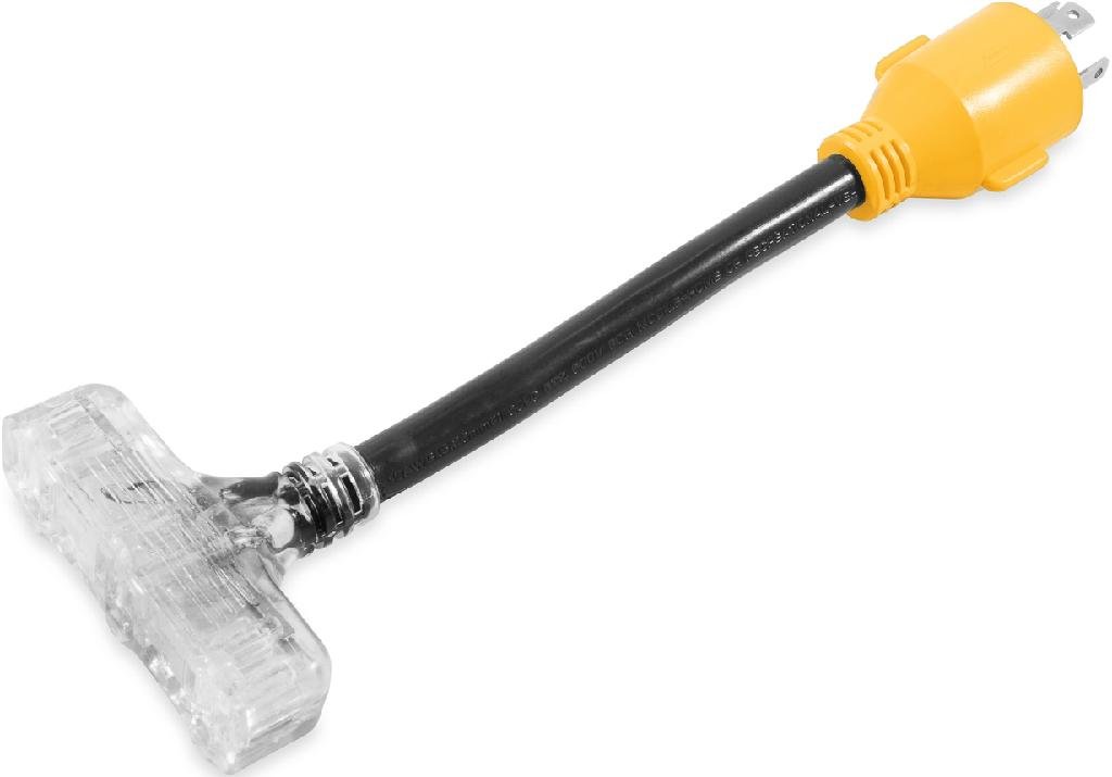 Buy CAMCO 55413 PowerGrip 30A L14-30P to 3x15A 12ft Illuminated online