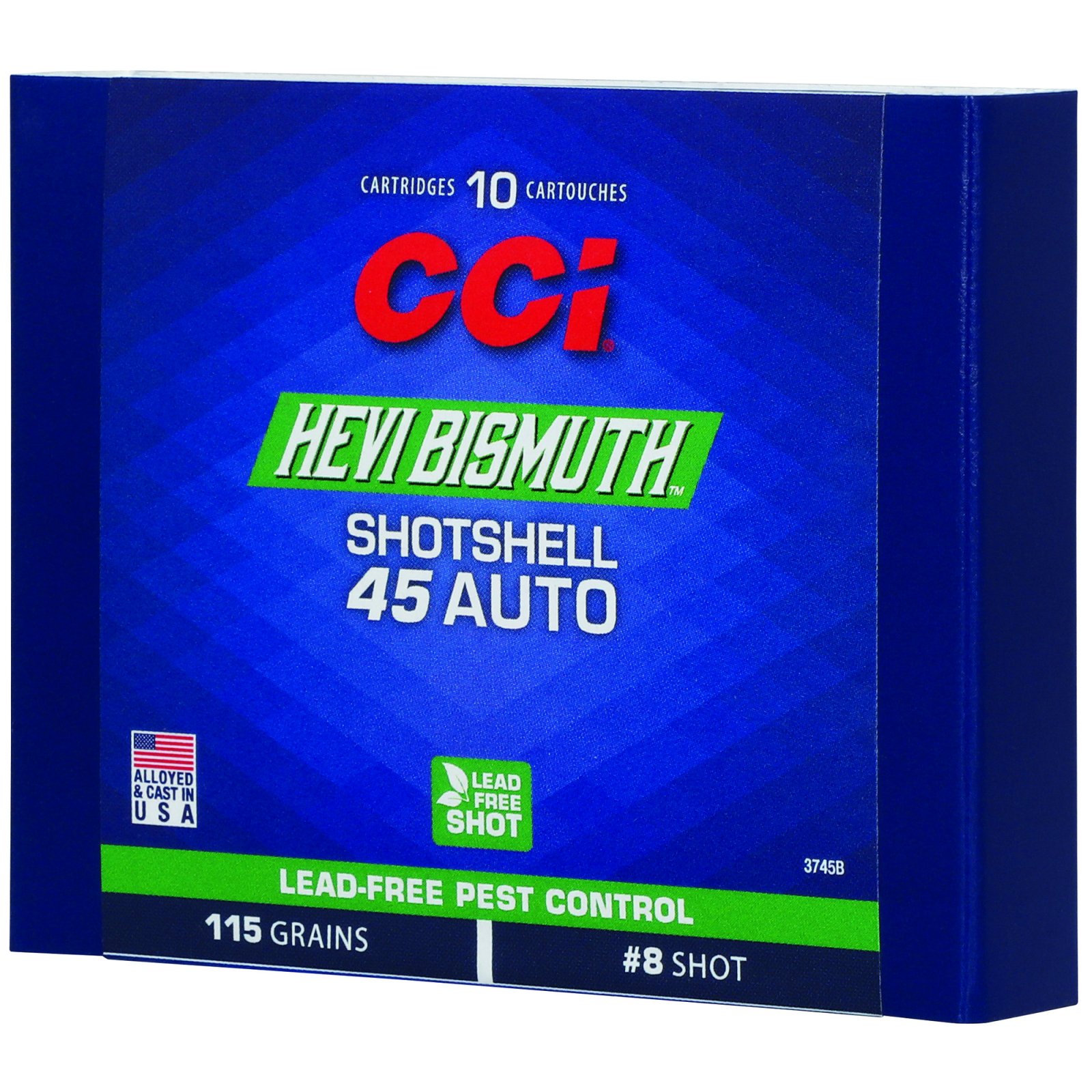 CCI 3745B HEVI-Bismuth .45 ACP Pest Control Shotshells 10 Rounds - CCI - 45 AUTO