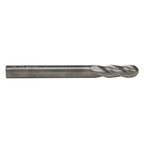 Brownells 14025000 1/4" Solid Carbide Ball End Mill - Brownells