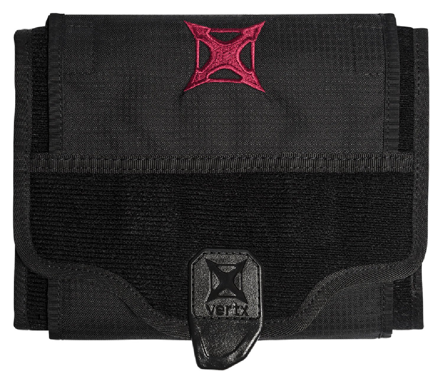 Vertx VTX5145BK Tactigami Organizer Black Cordura Velcro Pouch 7"x8.5"x3" - VERTX