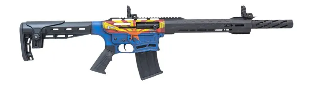 Citadel CBOSS2512-AZ Boss25 12 Gauge 3" 5+1 18.75" Threaded Barrel, Arizona Flag Steel Receiver w/Picatinny Rail, Adj Comb Synthetic Butt Stock, Picatinny Rail Forend, Polymer Grip - CIT - 12 Gauge