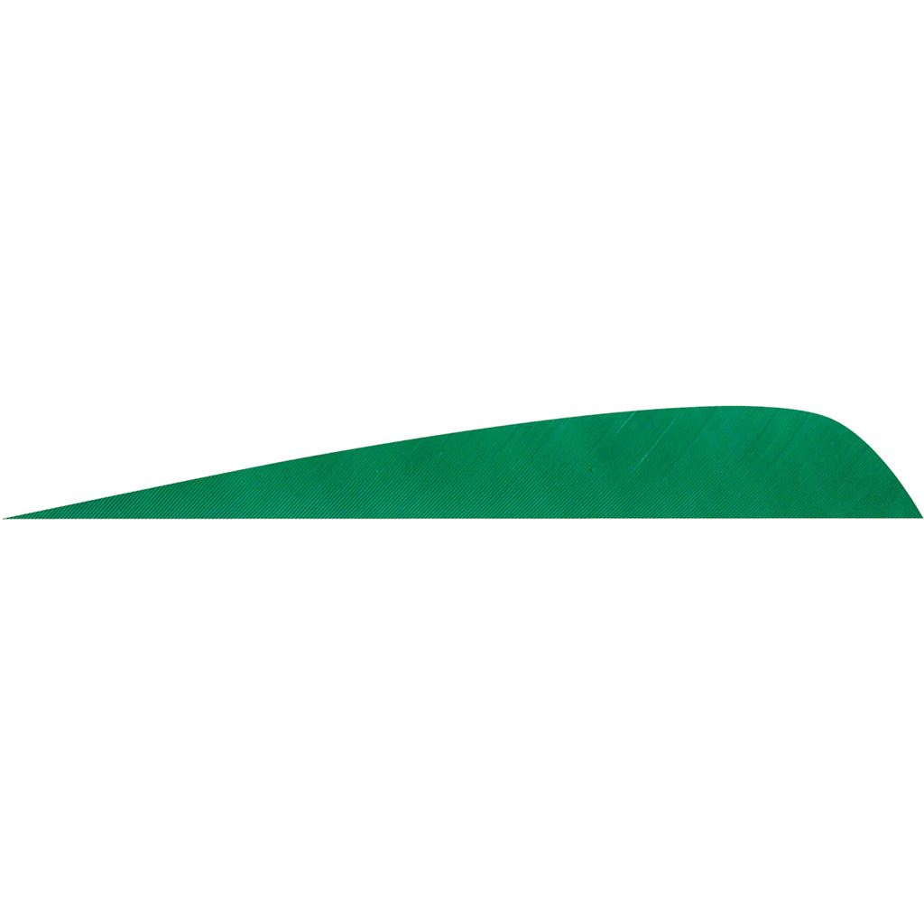 Gateway 400RPSGN-50 Parabolic Feathers Green 4" RW 50pk 2.76 Grains