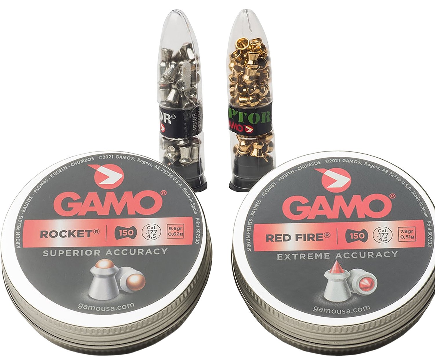 Gamo .177 Cal Performance Pellets Combo Pack - Gamo - 177