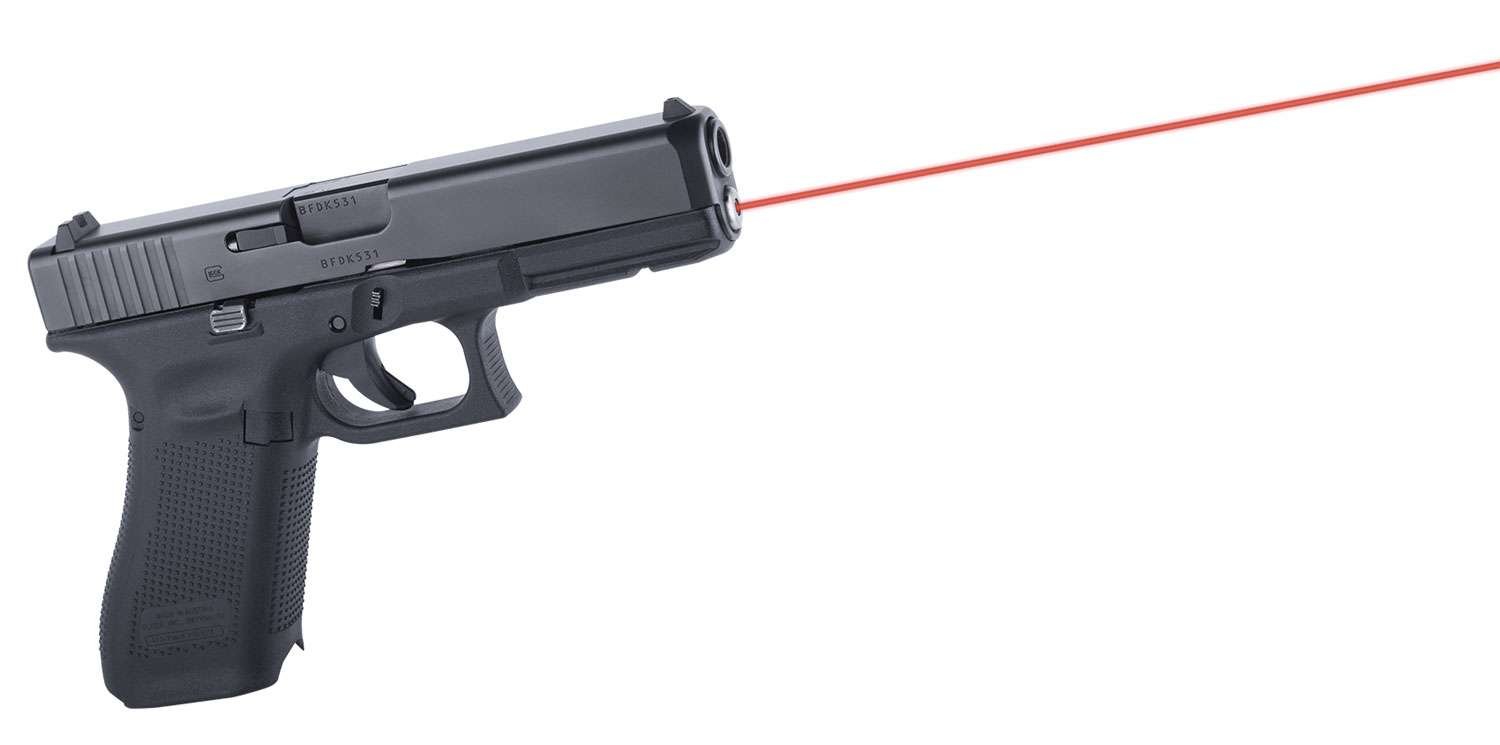 LaserMax LMSG517 Red Guide Rod Laser for Glock 17 Gen 5 5mW 635nM - LaserMax - 0.63" AT 20 YARDS