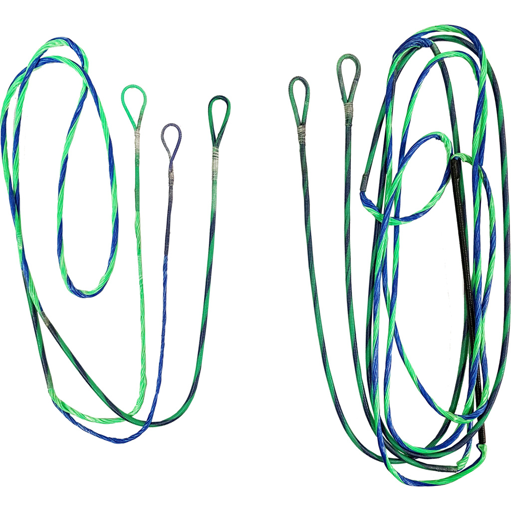 FirstString 5A25-AO-0110156 Genesis String & Cable Set Flo Green/Blue