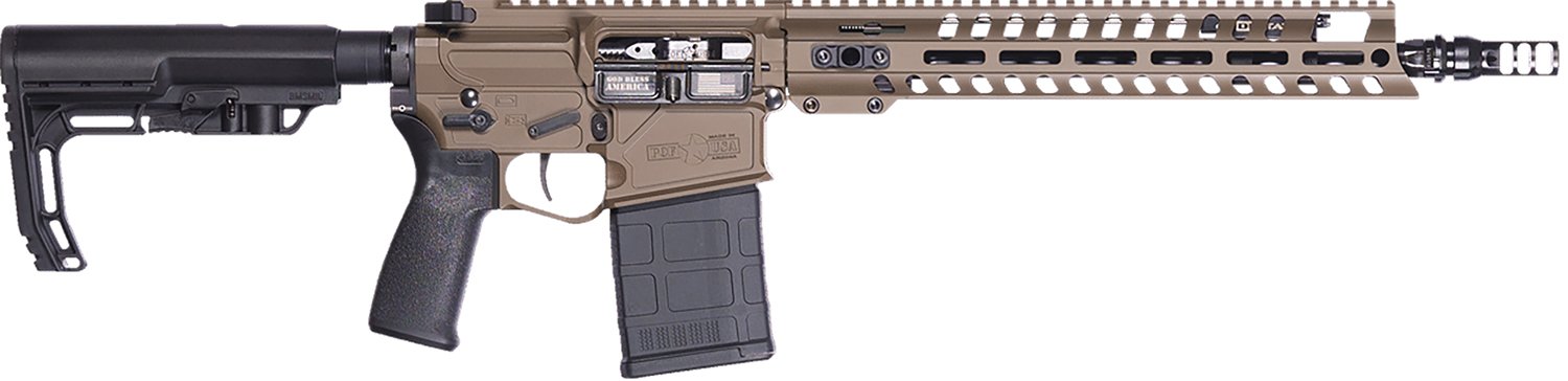 POF 02064 Rogue 308 Win 13.75" 20+1 Patriot Brown Cerakote Rifle - POF USA - 308 Win