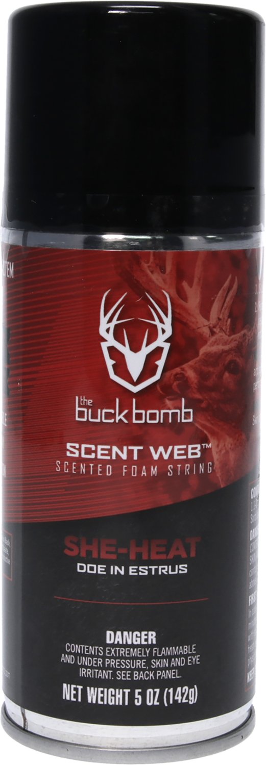 Hunters Specialties Scent Web She Heat Estrus Foam - 20 Uses, Long-Lasting 5 Days