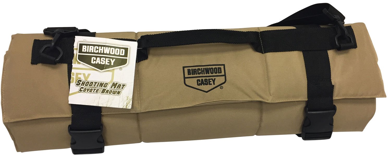 Birchwood Casey Shooting Mat 84"x27"x1/2" Coyote Brown 48301