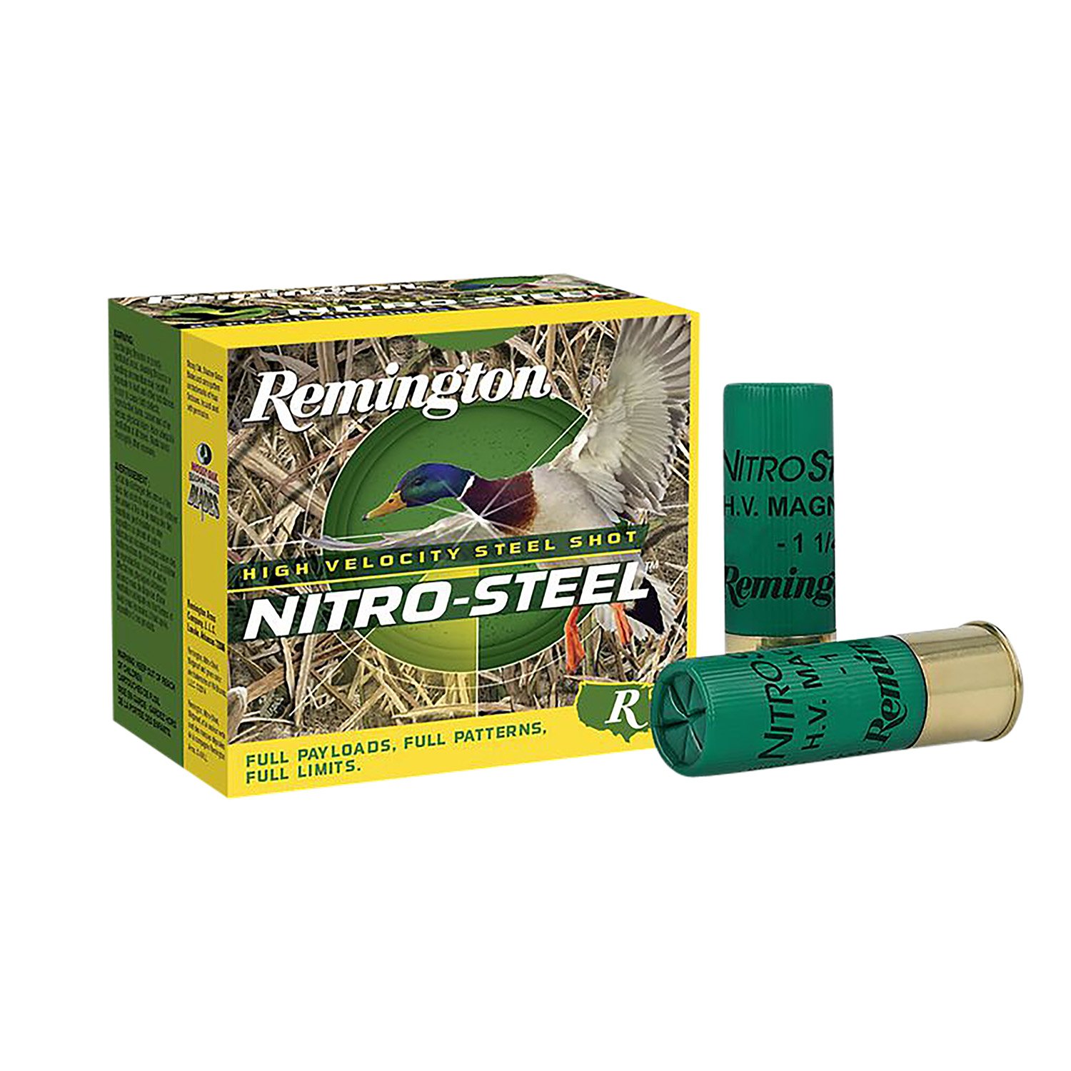 Remington Nitro-Steel 12 Gauge 3 in 1 3/8 oz #2 Shot 25 Rounds