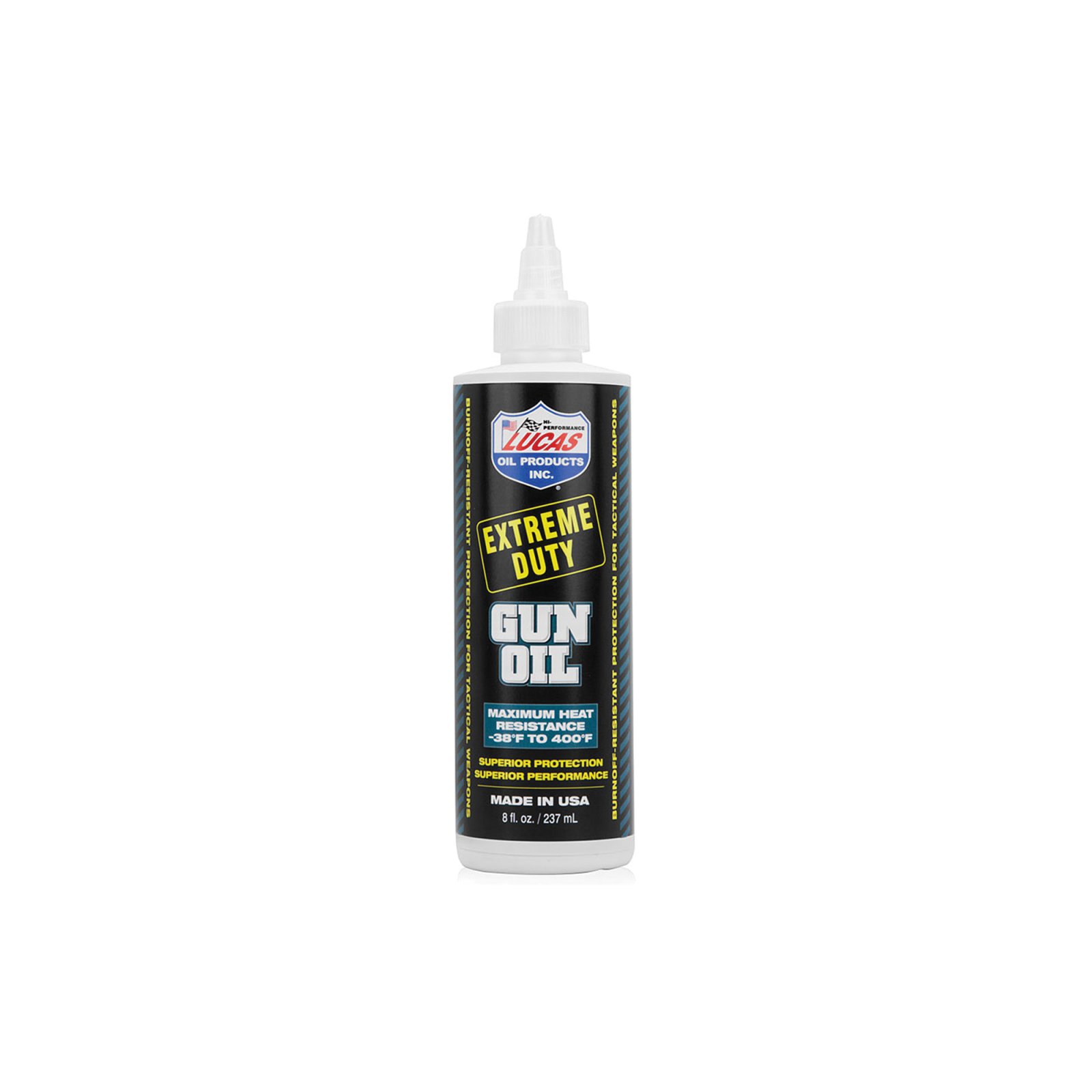 Lucas Oil 10870 Extreme Duty Gun Oil 8oz High Heat Rust Protection