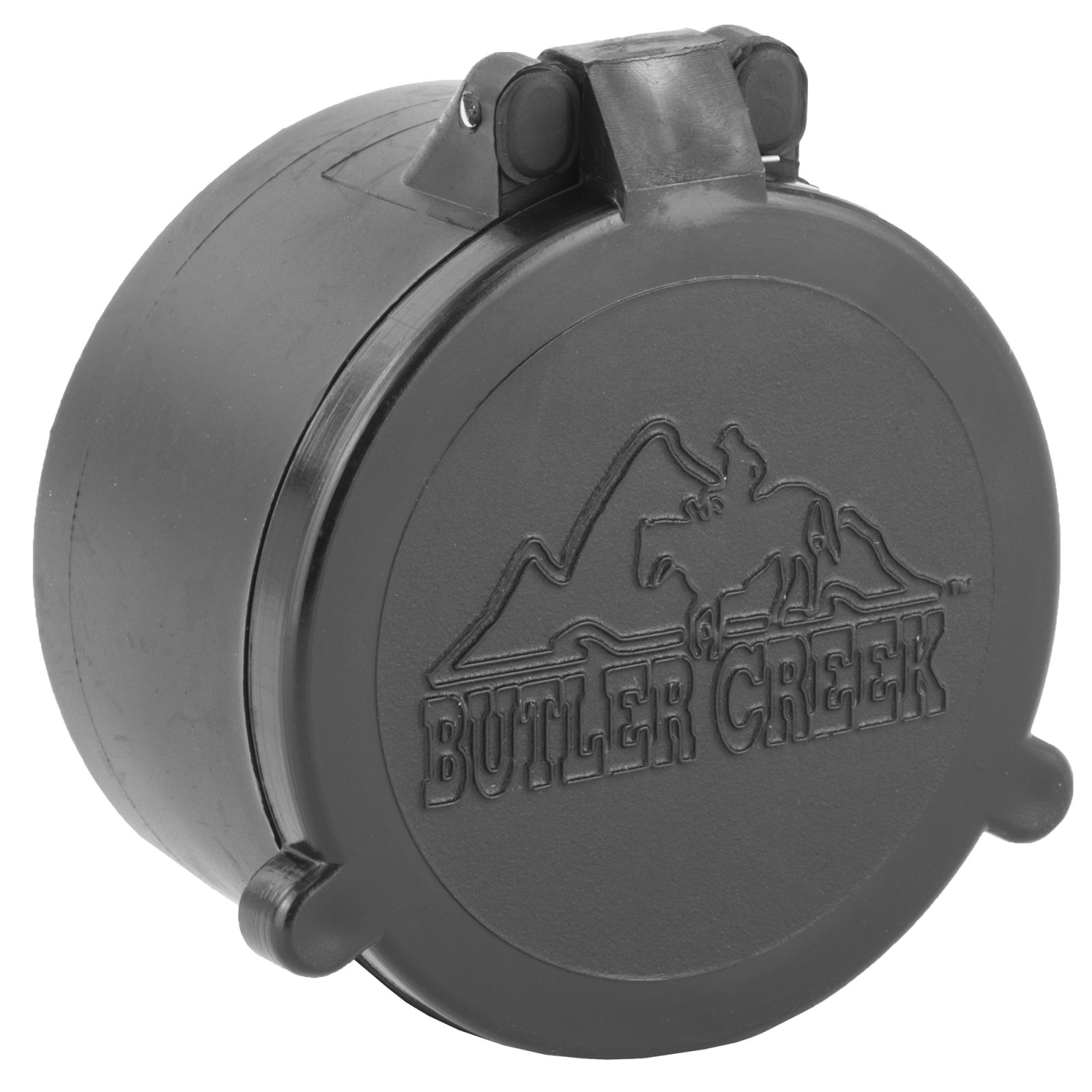 Butler Creek Flip-Open Objective Black Polymer 46.20mm Obj. Size 26 - Butler Creek - 46.20MM