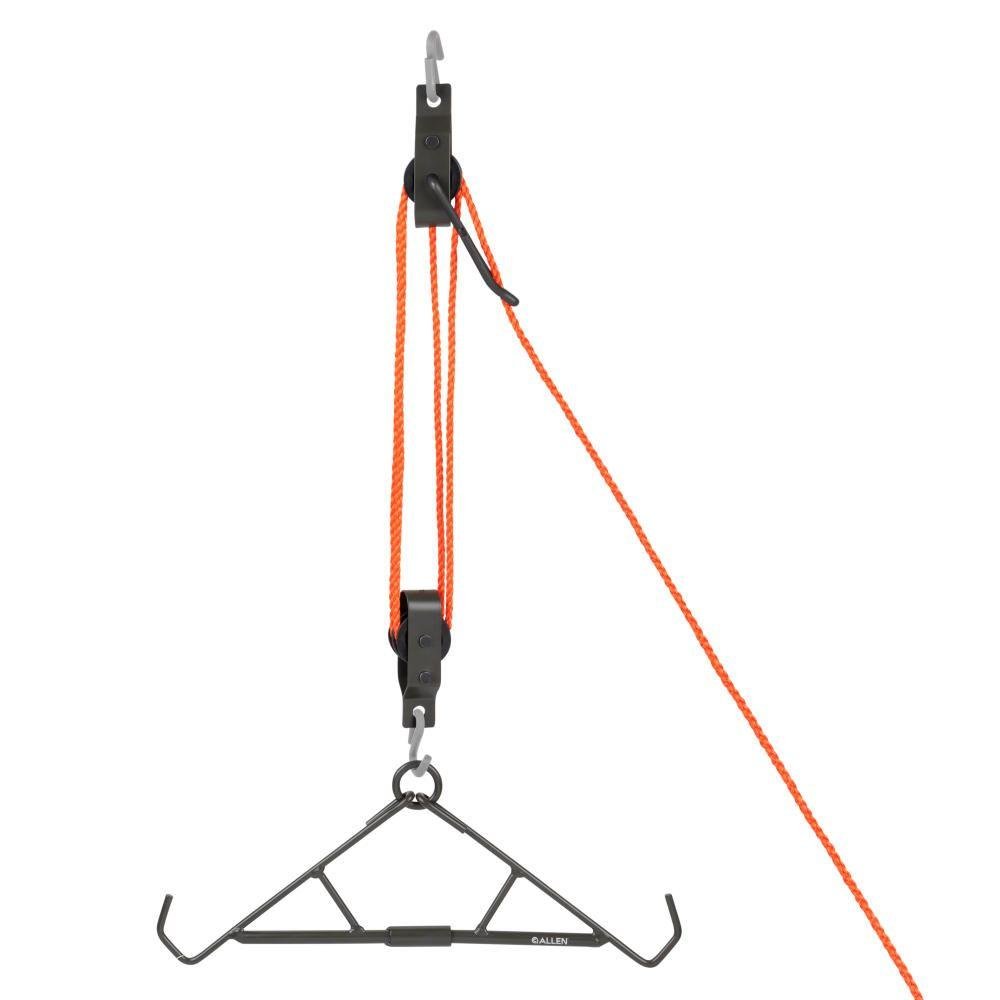 Allen 7244 Takedown Gambrel & Hoist, Steel, 500 lbs Capacity, Orange - The Allen Company, Inc.