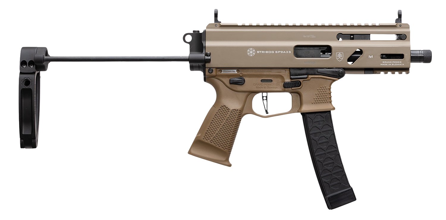 Grand Power SP9A3S 9mm FDE Tailhook Tactical Pistol