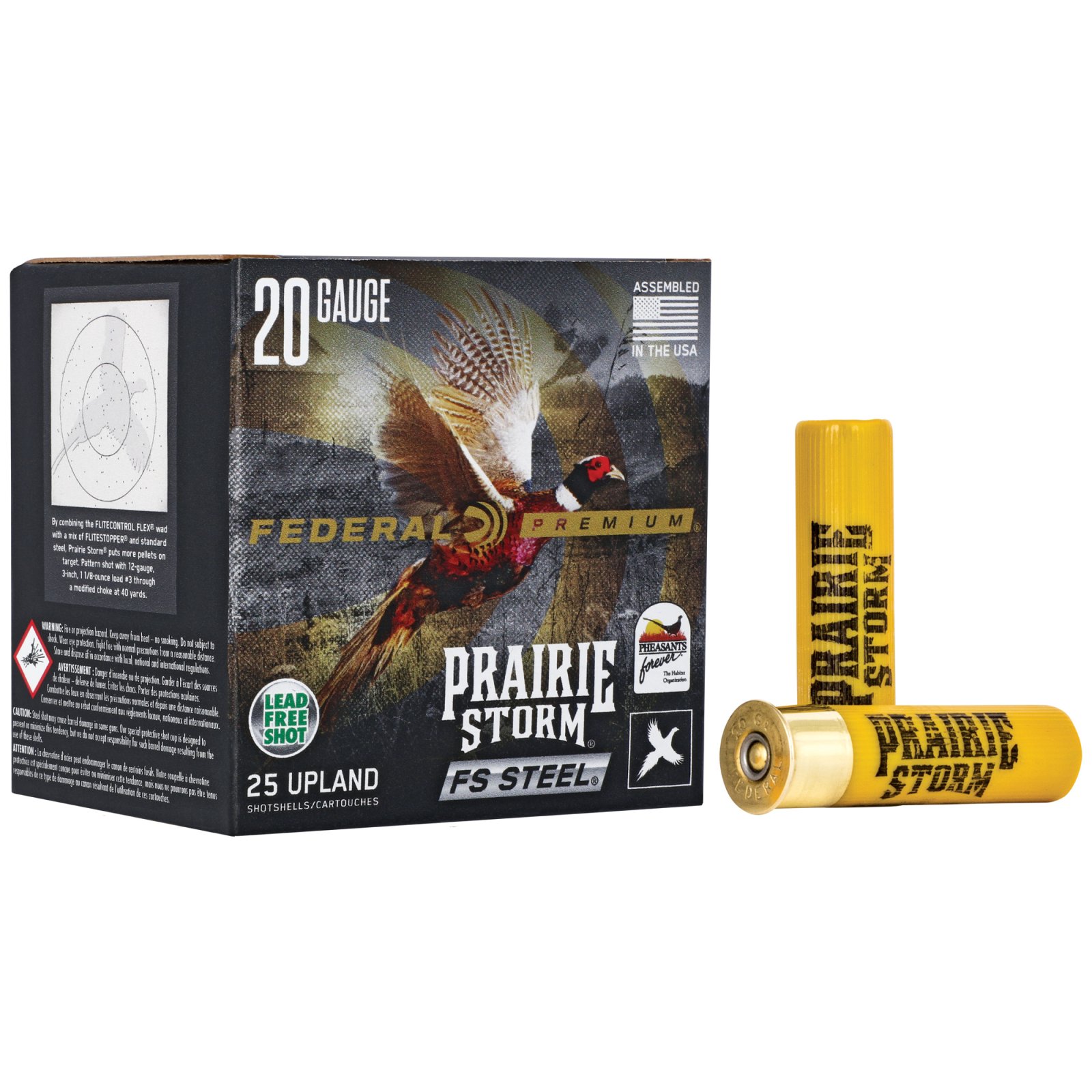 Buy Federal PFSX207FS4 20 Gauge 3 in 7/8 oz #4 FS Steel Shot 25 Rounds online