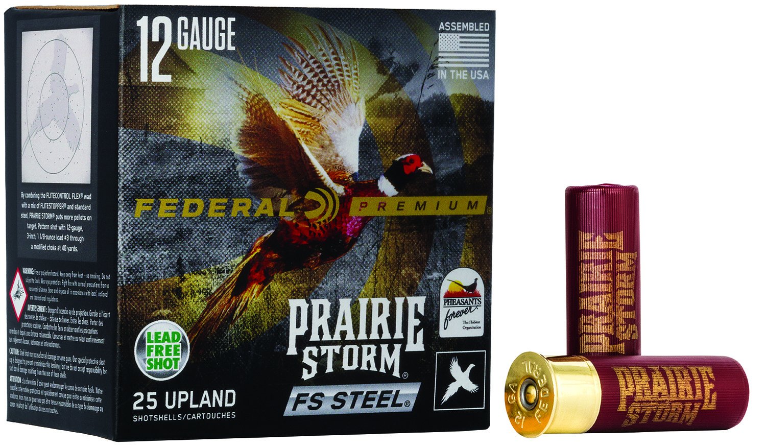 Federal PFSX207FS3 20 Gauge 3 in 7/8 oz #3 Steel Shot 25 Rounds - Federal Premium Ammunition - 20 Gauge 3"