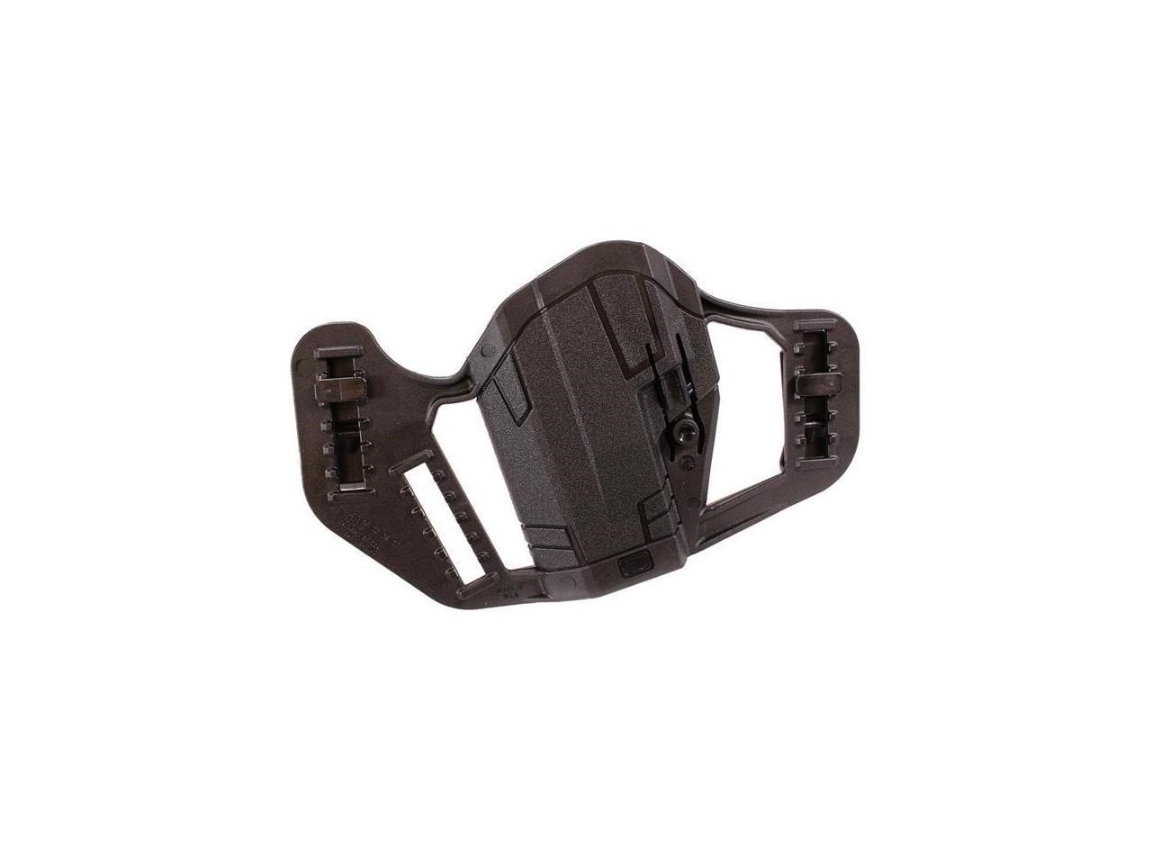 Uncle Mike's Apparition Holster - Ambidextrous, Black Polymer, IWB/OWB, Belt Clip, Glock 19/23/26/27/32/33