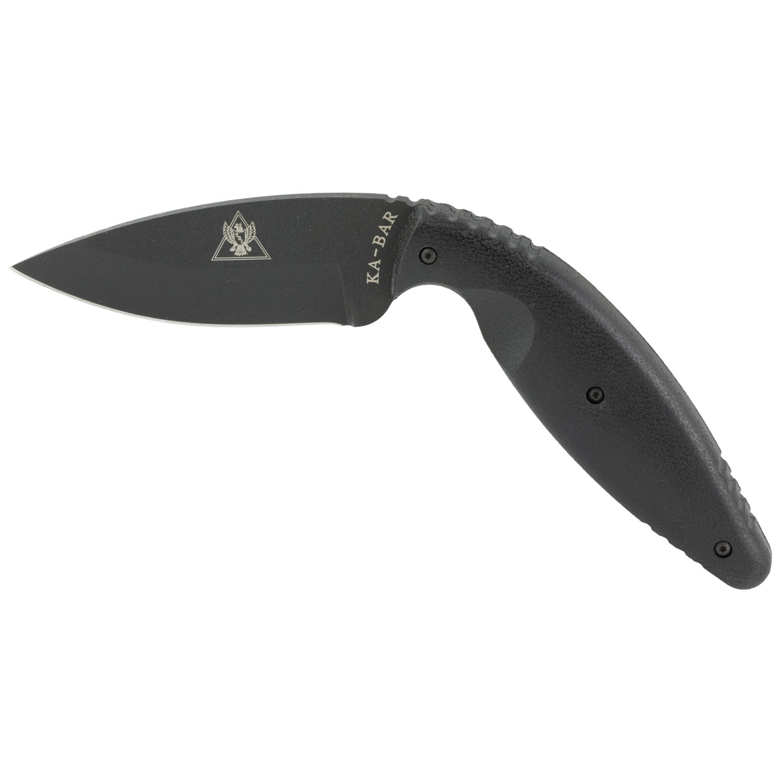 KA-BAR 1482 TDI Large 3.688" Drop Point AUS8A Black Zytel Knife