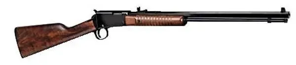 Henry Pump H003TM 22 WMR 20.50 In Octagon Barrel Walnut 12+1