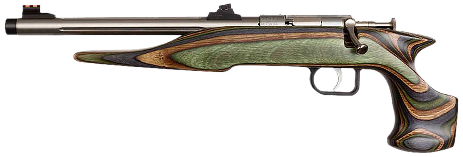 Chipmunk 41105 Hunter .22 Mag Pistol, 9" Stainless, Camo Laminate Stock - Crickett - .22 WINCHESTER MAGNUM