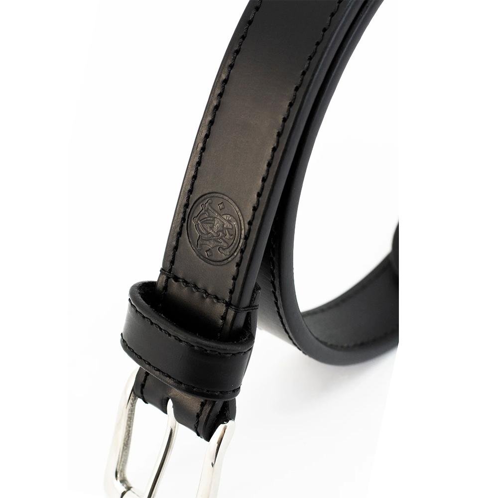 Cameleon S&W Men's EDC Adjustable Leather Belt, Black, 36-38 Inches