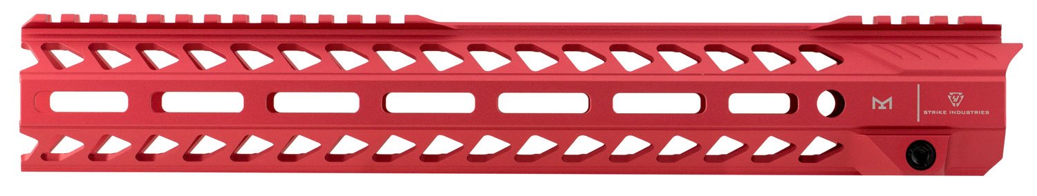 Buy Strike Industries SI-STRIKERAIL-135-RED AR-15 13" Red M-LOK Handguard online