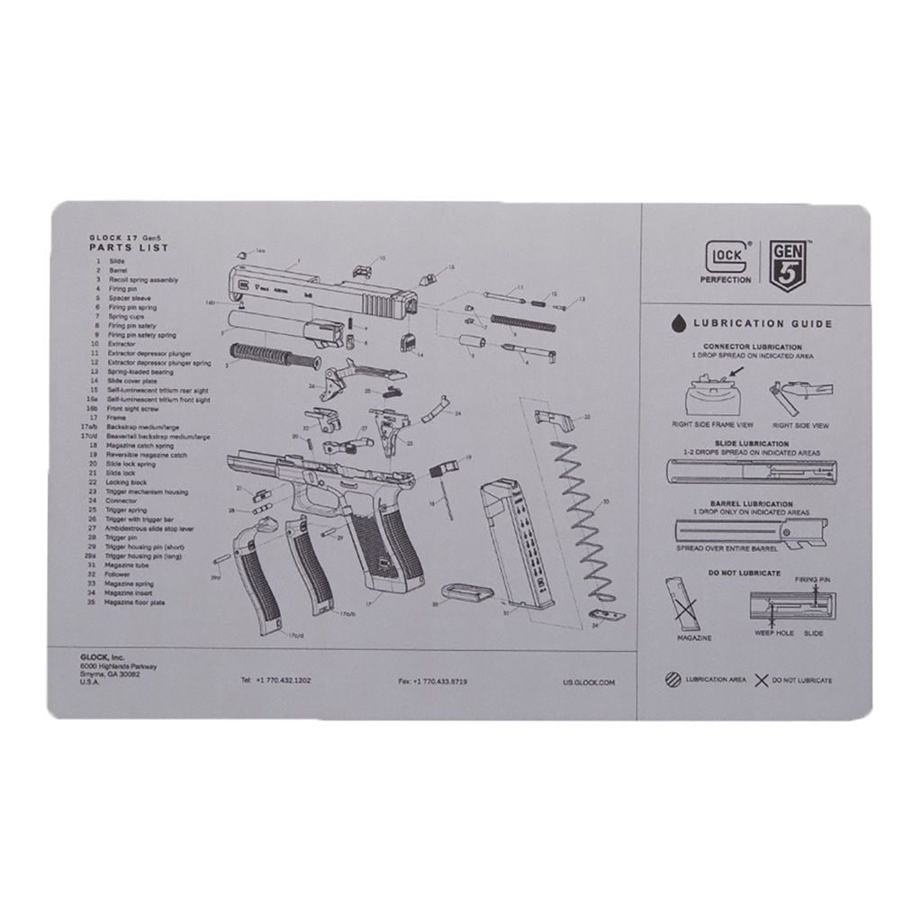 Glock Lightweight/ Heavy Duty/ 11x17 Oil Resistant Rubber 