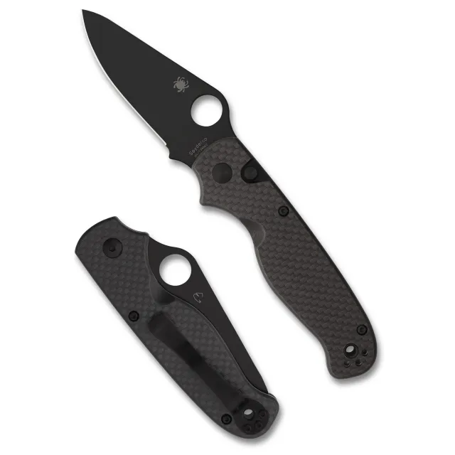 Buy Spyderco ButtonUp Carbon Fiber Clip Point 3.27 In Blade 7.5 In online
