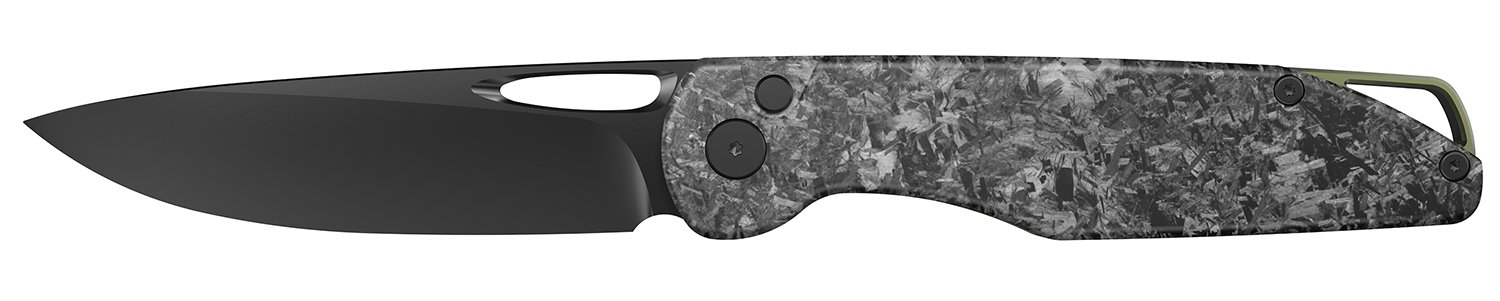 Outdoor Edge KN-1C Kaytan Folder 3.3" Carbon Blade - Outdoor Edge - DROP POINT