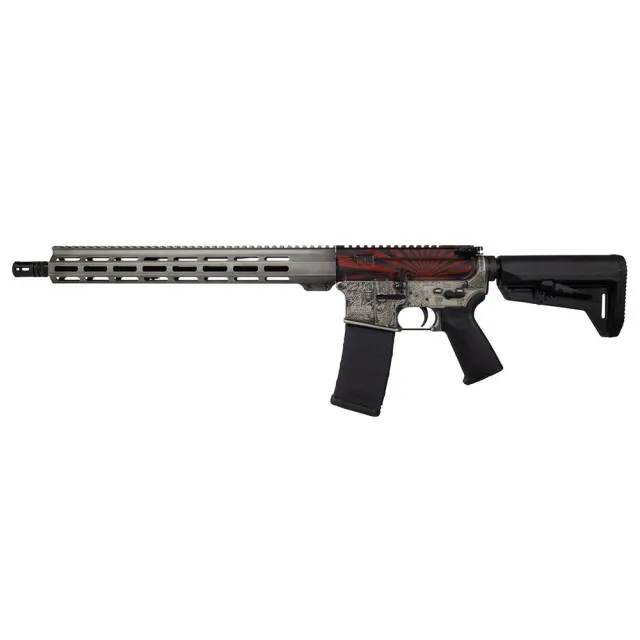 Shark Coast Tactical Bushido Rifle 5.56mm 10rd Magazine 16 Barrel 15 MLOK Handguard California Compliant - Shark Coast Tactical - 5.56