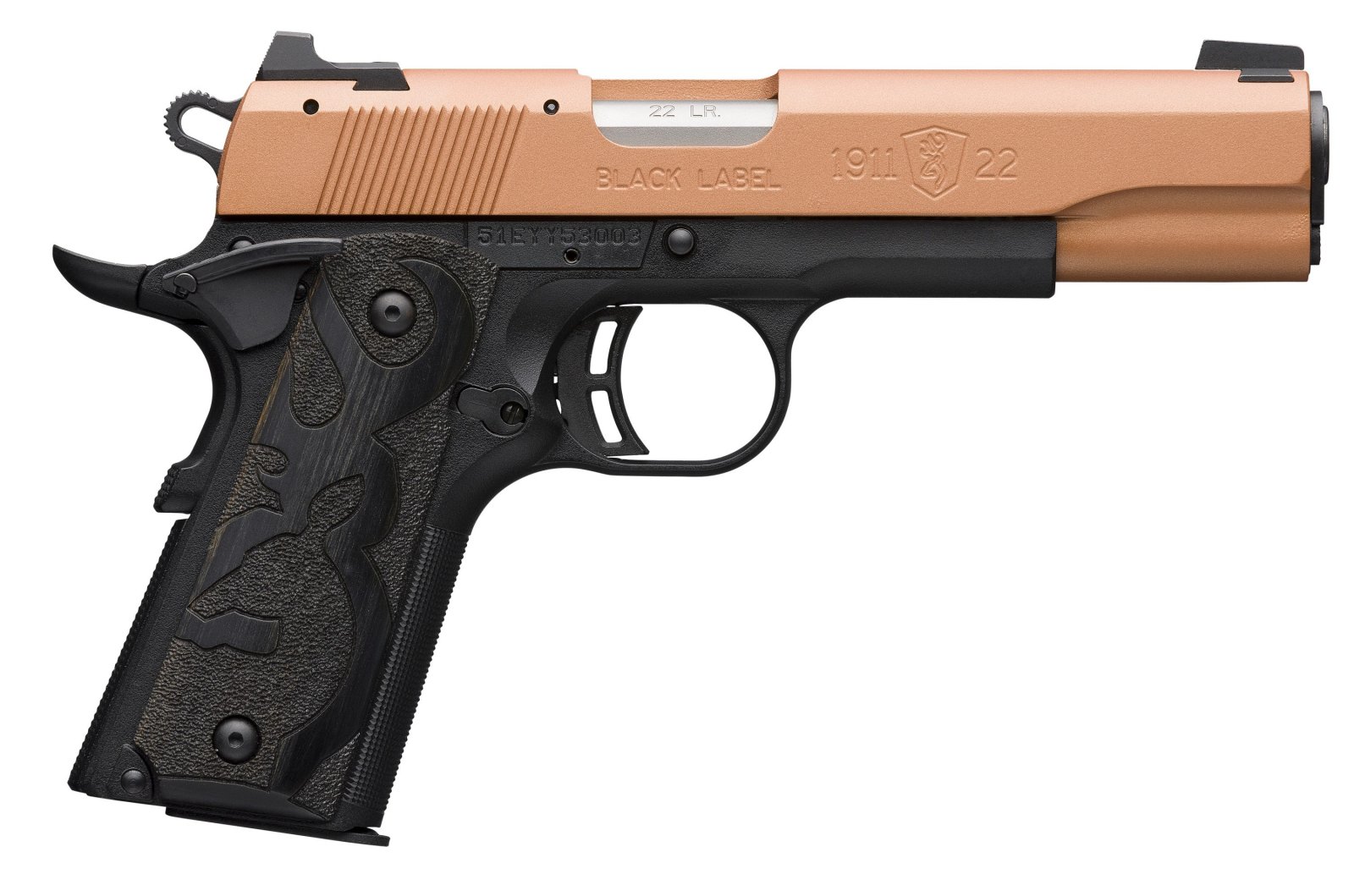 Browning 1911-22 Black Label Copper Full Size .22 LR - Browning - 22 LR