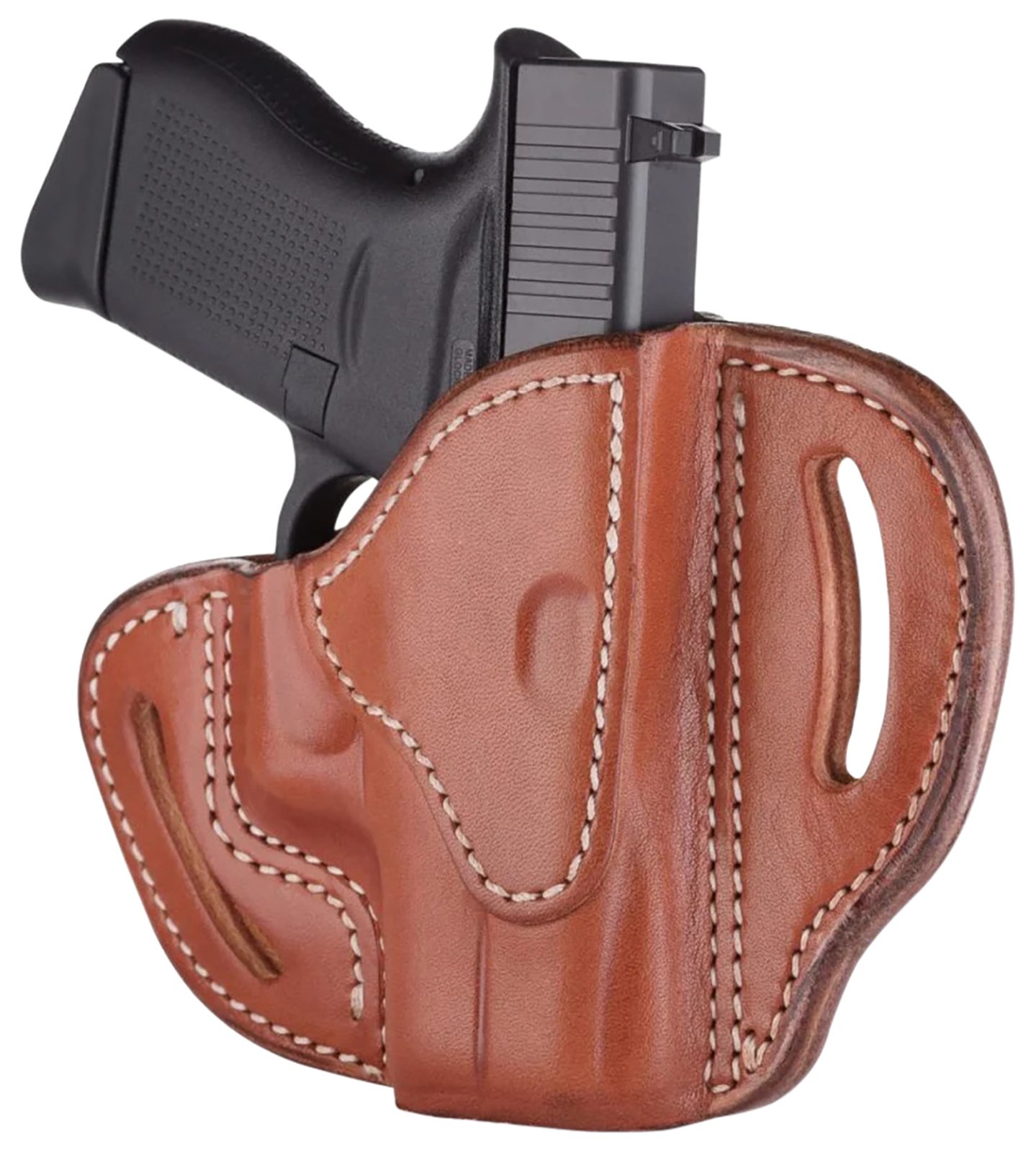 1791 Gunleather OR-BHC-CBR-R Optic Ready OWB Holster Classic Brown RH - 1791 Gunleather - CLASSIC BROWN