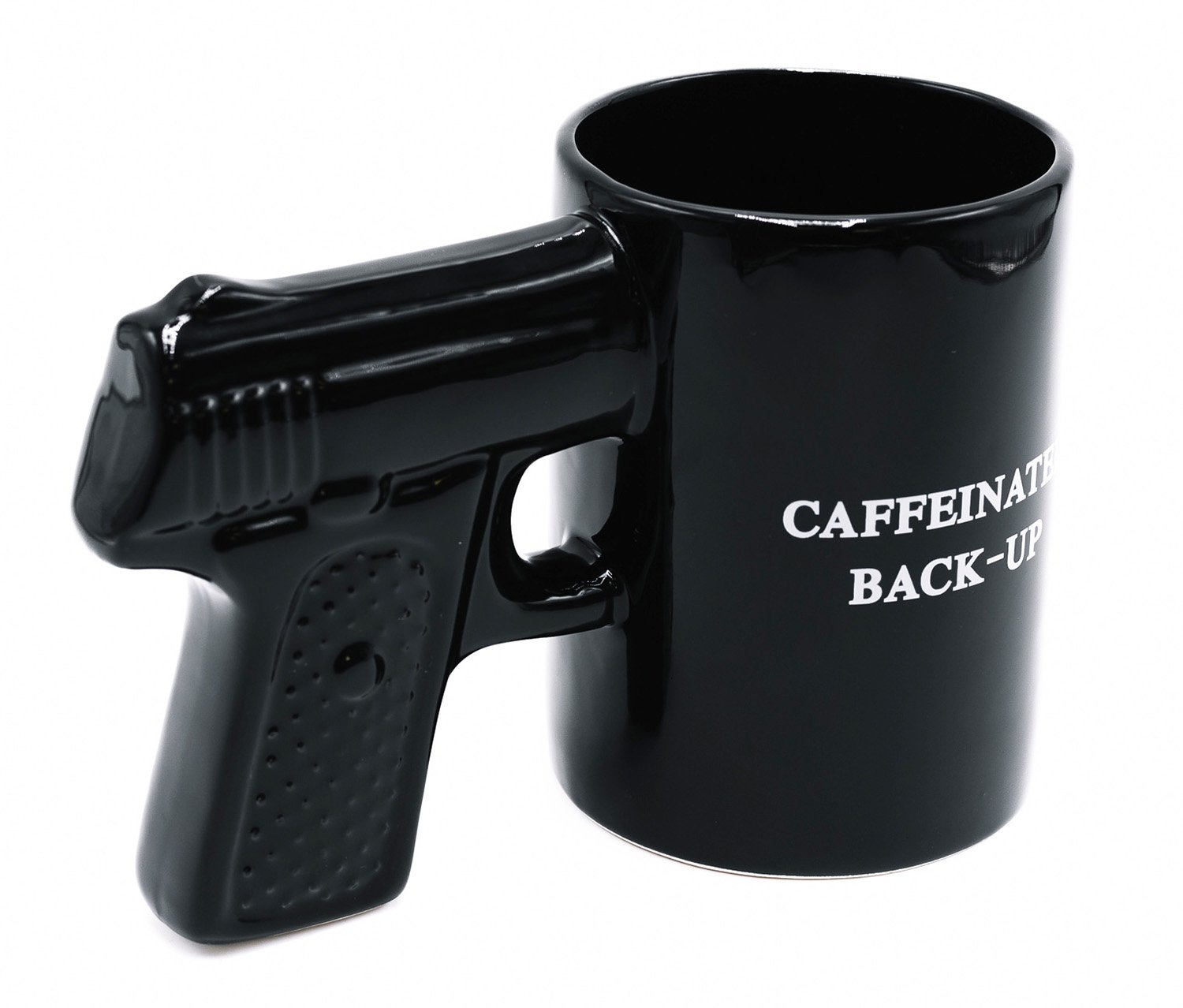 Caliber Gourmet CBGM1049 Gun Mug Black Ceramic Pistol - Camp Chef