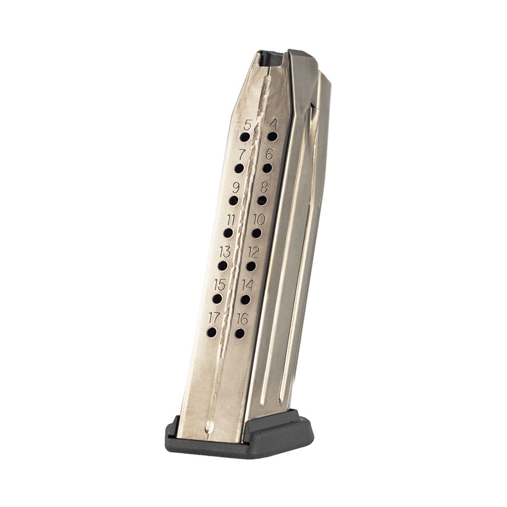 FN America FNS-9 Magazine 9mm Luger 17 Round Black Steel Body