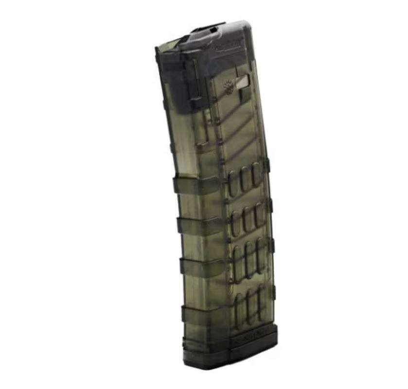 KCI IMZ065 AR-15 30Rd Polycarbonate Magazine with Steel Feed Lips - KCI USA - 5.56 NATO