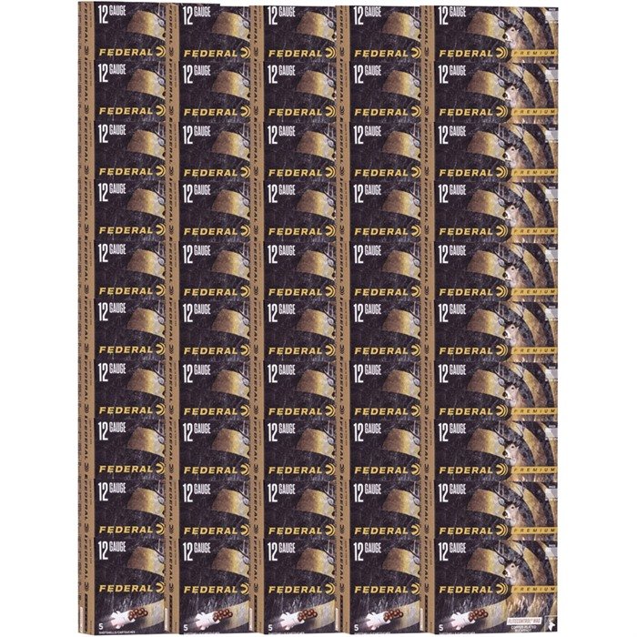 Federal PREMIUM 12GA 3" 10-PELLET #00 BUCK W/FLITECONTROL WAD 250/CS
