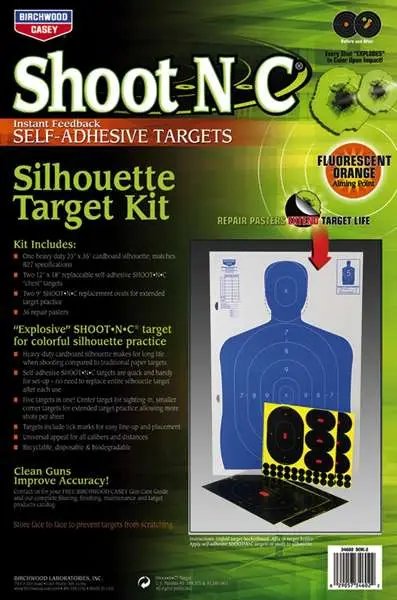 Birchwood Casey B/C Target Shoot-N-C 12"X18" Silhouette Kit - Birchwood Casey - 12" X 18"
