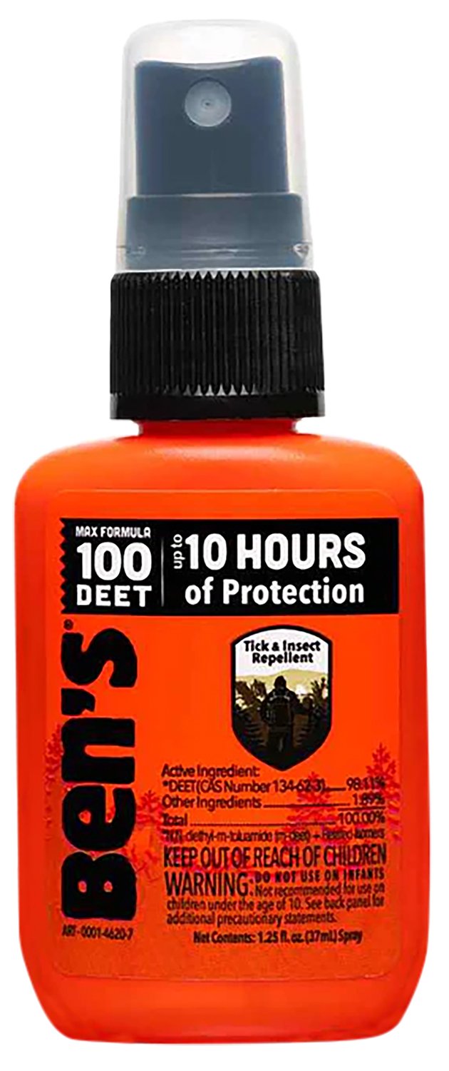 AMK Ben's 100 Insect Repellent 100% Deet 1.25Oz Pump (Carded) 00067070 - AMK - MOSQUITO, GNAT, CHIGGER, TICK, BITING FLY